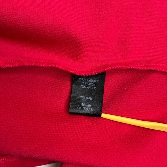 Torrid Skater Skirt Pink Fuchsia Ponte Wide Band Pull On Above Knee Women 2X - Picture 8 of 14